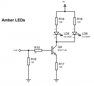 Amber and Red LED Driver